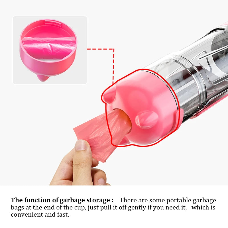 Portable Pet Feeder Water Bottle