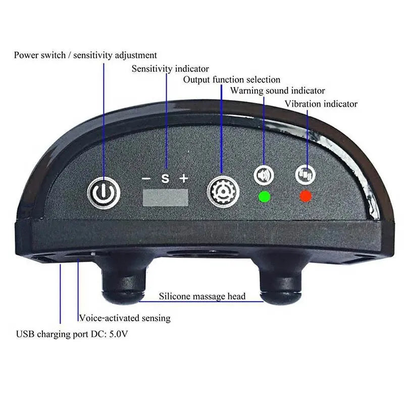 Rechargeable Ultrasonic Anti-Bark Collar