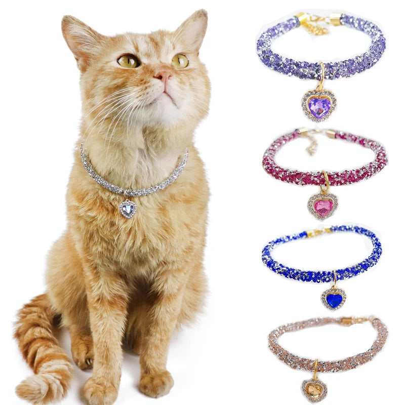 Sweet Cat Crystal Necklace