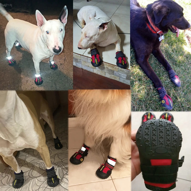 PawsSafe Reflective Waterproof Dog Booties