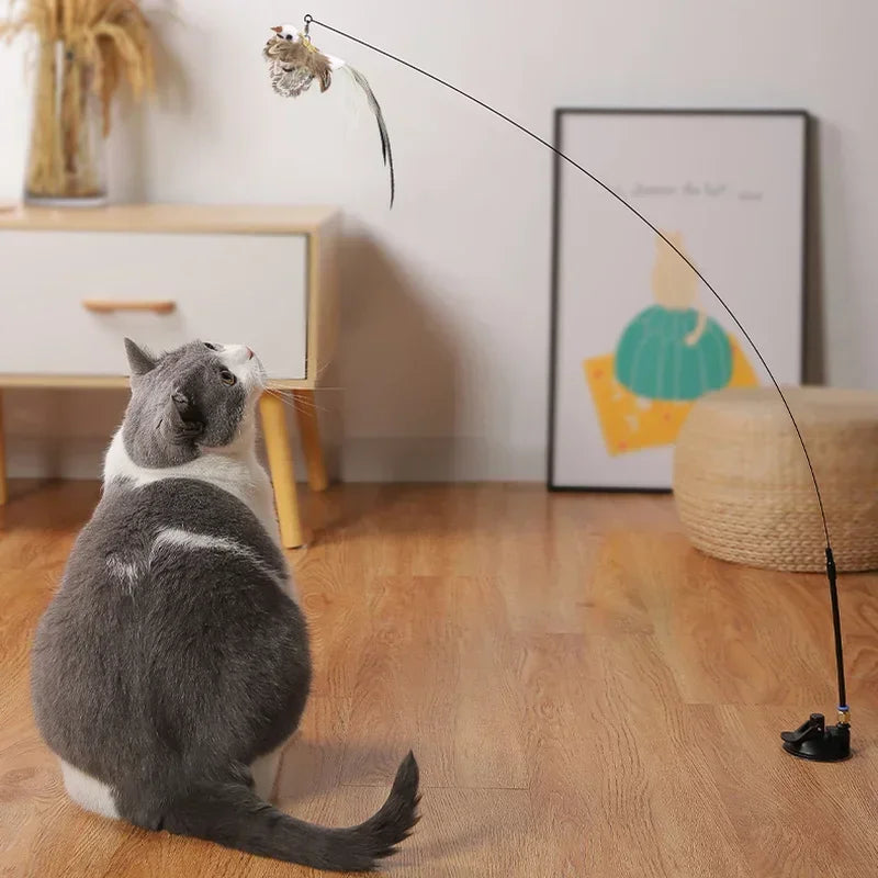 "FlutterPaws" Interactive Bird Simulation Toy for Cats