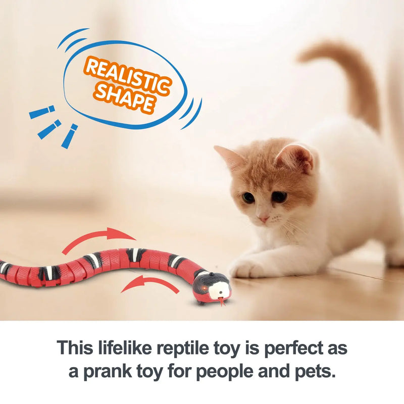 Interactive Snake Toy for Cats - USB Rechargeable