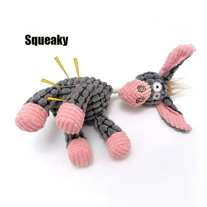 Donkey Pal Corduroy Chew Toy