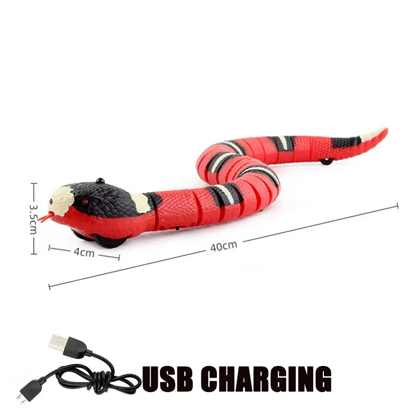 Interactive Snake Toy for Cats - USB Rechargeable