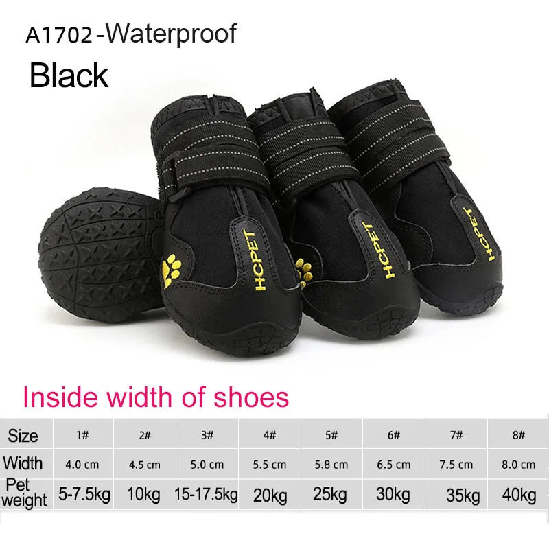 PawsSafe Reflective Waterproof Dog Booties