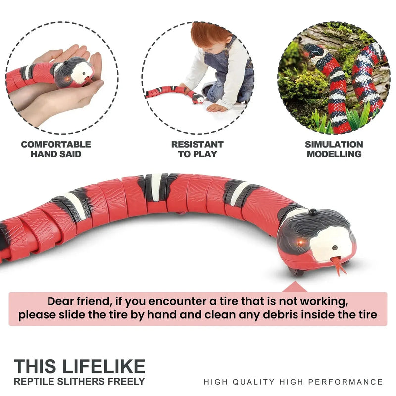 Interactive Snake Toy for Cats - USB Rechargeable