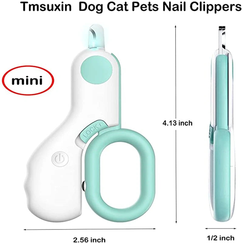 Professional Cat Nail Clipper Cutter with LED Light