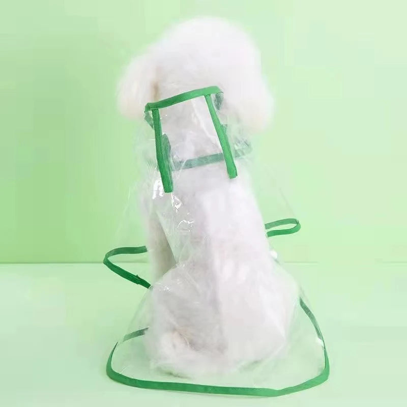 Pet Clear Hooded Rainwear