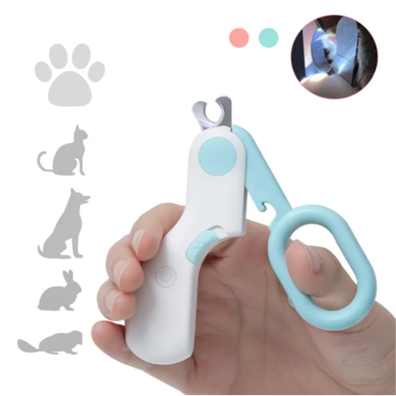 Professional Cat Nail Clipper Cutter with LED Light